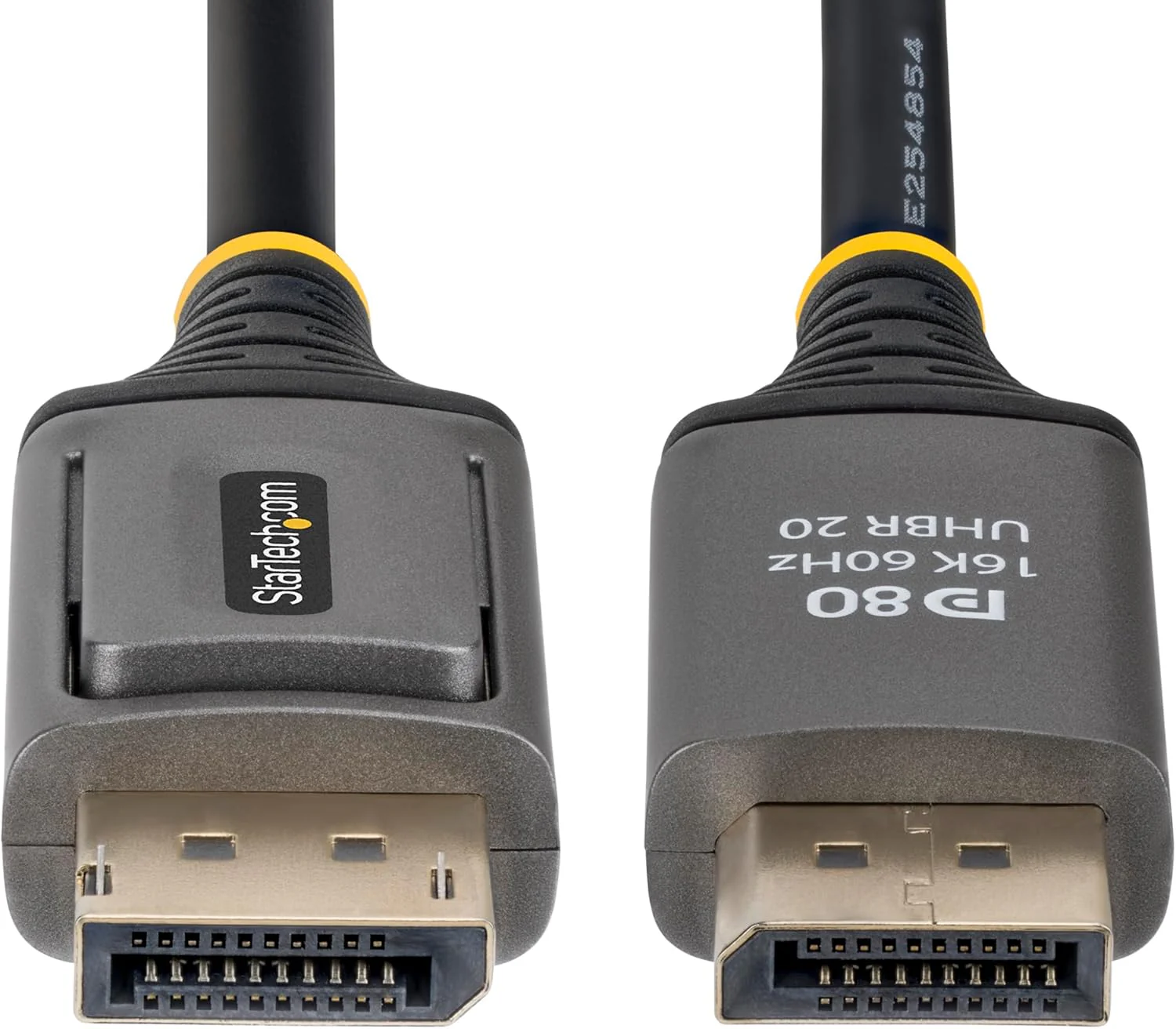 StarTech 1m DisplayPort 2.1 Cable, VESA Certified DP80 DisplayPort Cable, Uncompressed 10K/8K 60Hz, 16K 60Hz/8K 240Hz w/DSC 1.2a, DP 2.1 Monitor Cord - Image 2