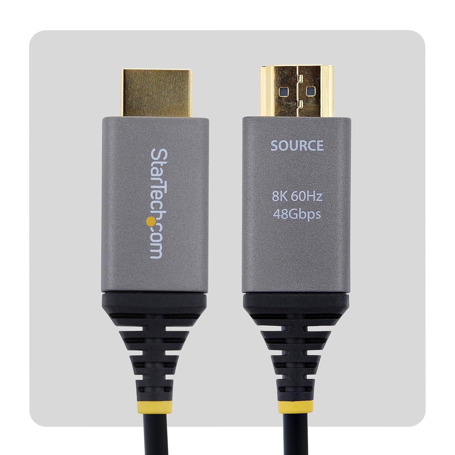 StarTech 30m (100ft) HDMI 2.1 Hybrid Active Optical Cable (AOC), CMP Plenum, 8K 60Hz, 48Gbps, Ultra High Speed HDMI 2.1/2.0 Cable - Image 4