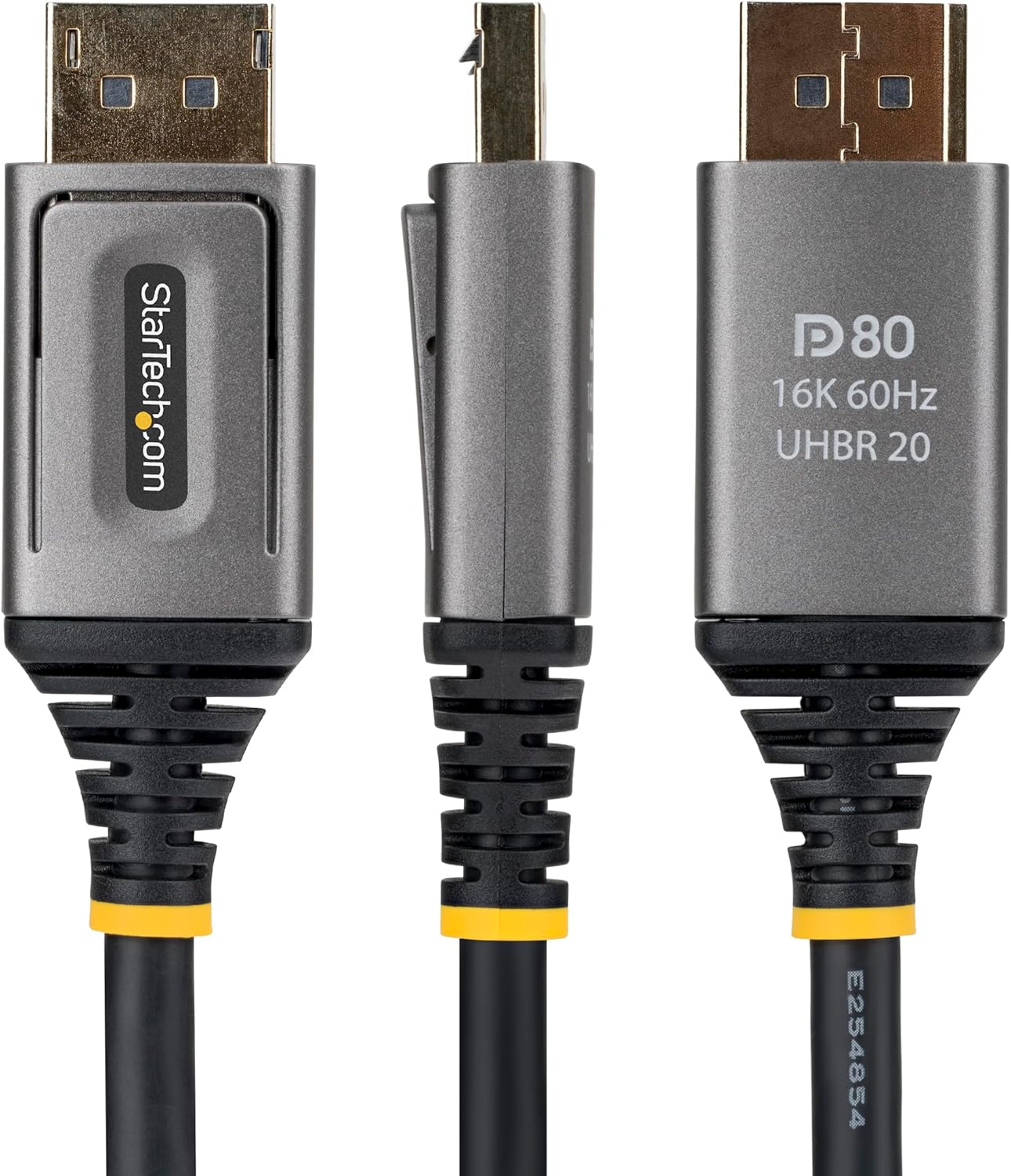StarTech Cavo DisplayPort 2.1 da 1,5 m, certificato VESA DP80, 10K/8K 60Hz non compresso, 16K 60Hz / 8K 240Hz con DSC 1.2a, cavo monitor DP 2.1 - Image 2
