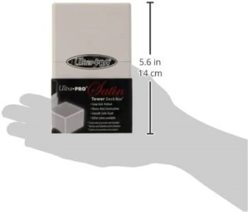 Ultra Pro White Satin Tower Deck Boxes 1 Pack - Image 4