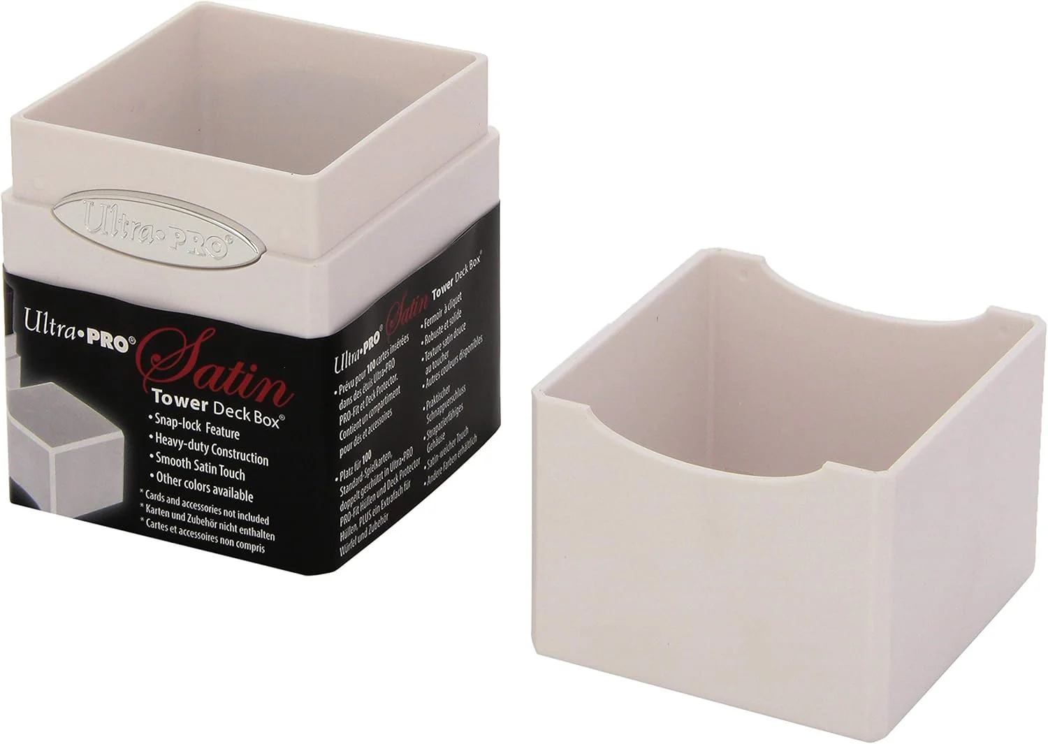 Ultra Pro White Satin Tower Deck Boxes 1 Pack - Image 5