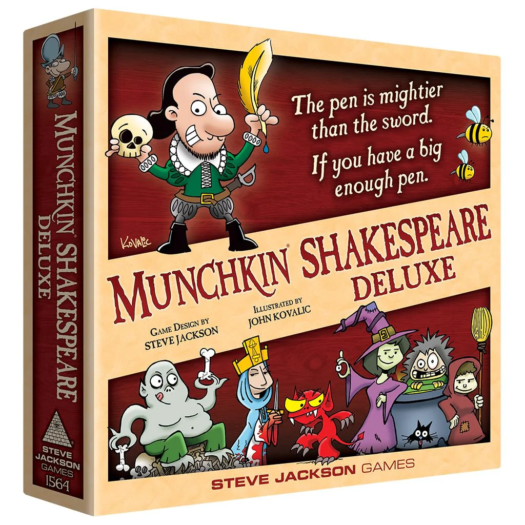 Steve Jackson Games | Munchkin Shakespeare Deluxe | Card Game | English