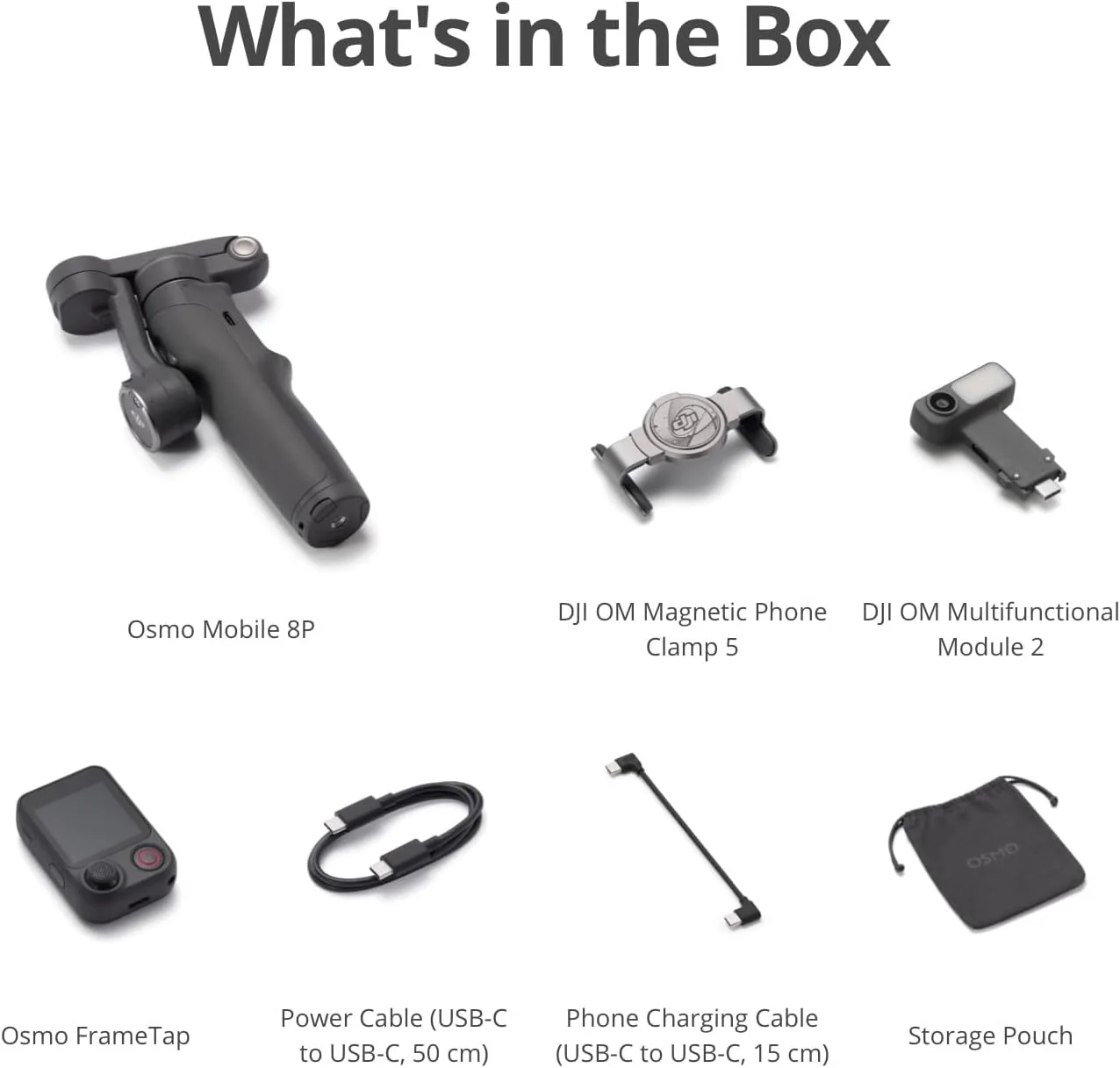 Osmo Mobile 8P Gimbal Stabilizer for iPhone & Android, Tracking Module, Remote Controller, Native Tracking, Built-in Extension Rod & Tripod, 10h Battery, 3-Axis Stabilization, Phone Gimbal - Image 3