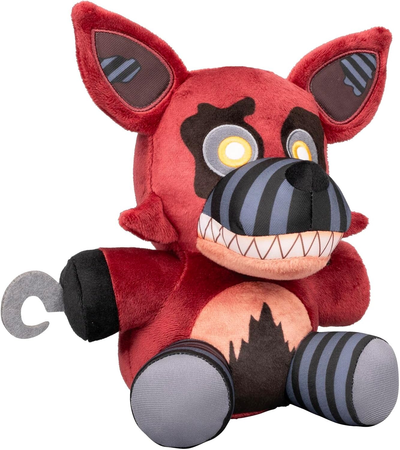 Jazwares Five Nights at Freddy’s Nightmare Foxy 8-Inch Plush | Soft Material and Glow-In-The-Dark Eyes - Image 4