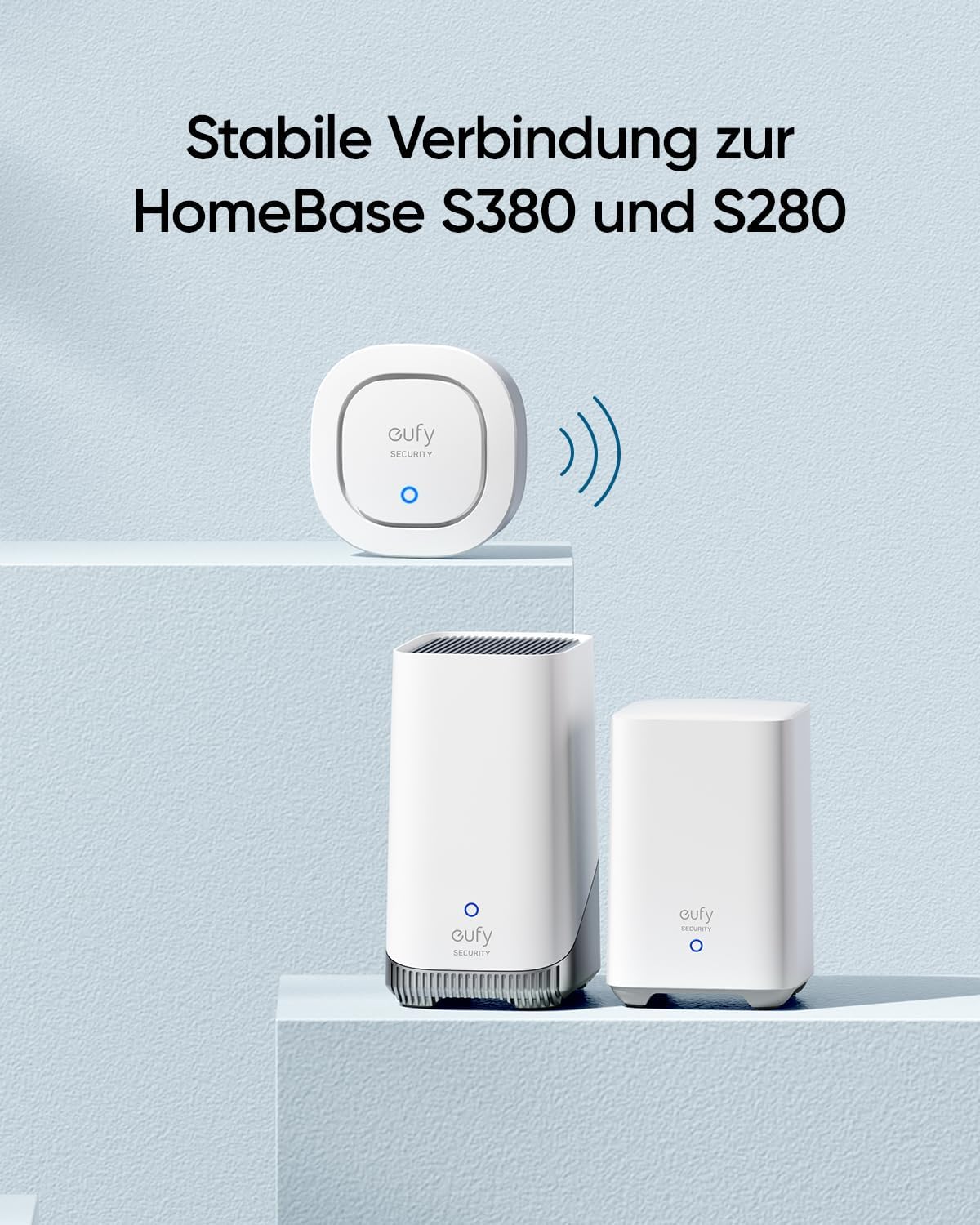 eufy Security Sirene, 105dB kabelloser Alarm, IP65 Wetterfest, mit Fernalarmierung, 2 Jahre Batterielaufzeit, Homebase 2 & 3 kompatibel, App Steuerung, HomeBase Erforderlich - Image 2
