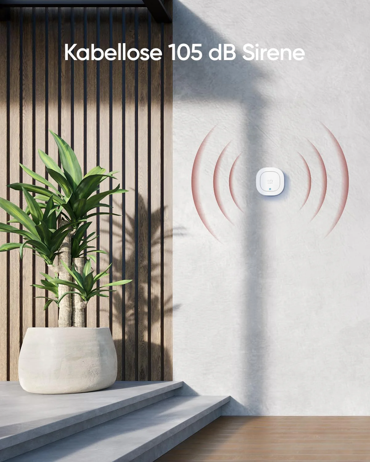 eufy Security Sirene, 105dB kabelloser Alarm, IP65 Wetterfest, mit Fernalarmierung, 2 Jahre Batterielaufzeit, Homebase 2 & 3 kompatibel, App Steuerung, HomeBase Erforderlich - Image 5