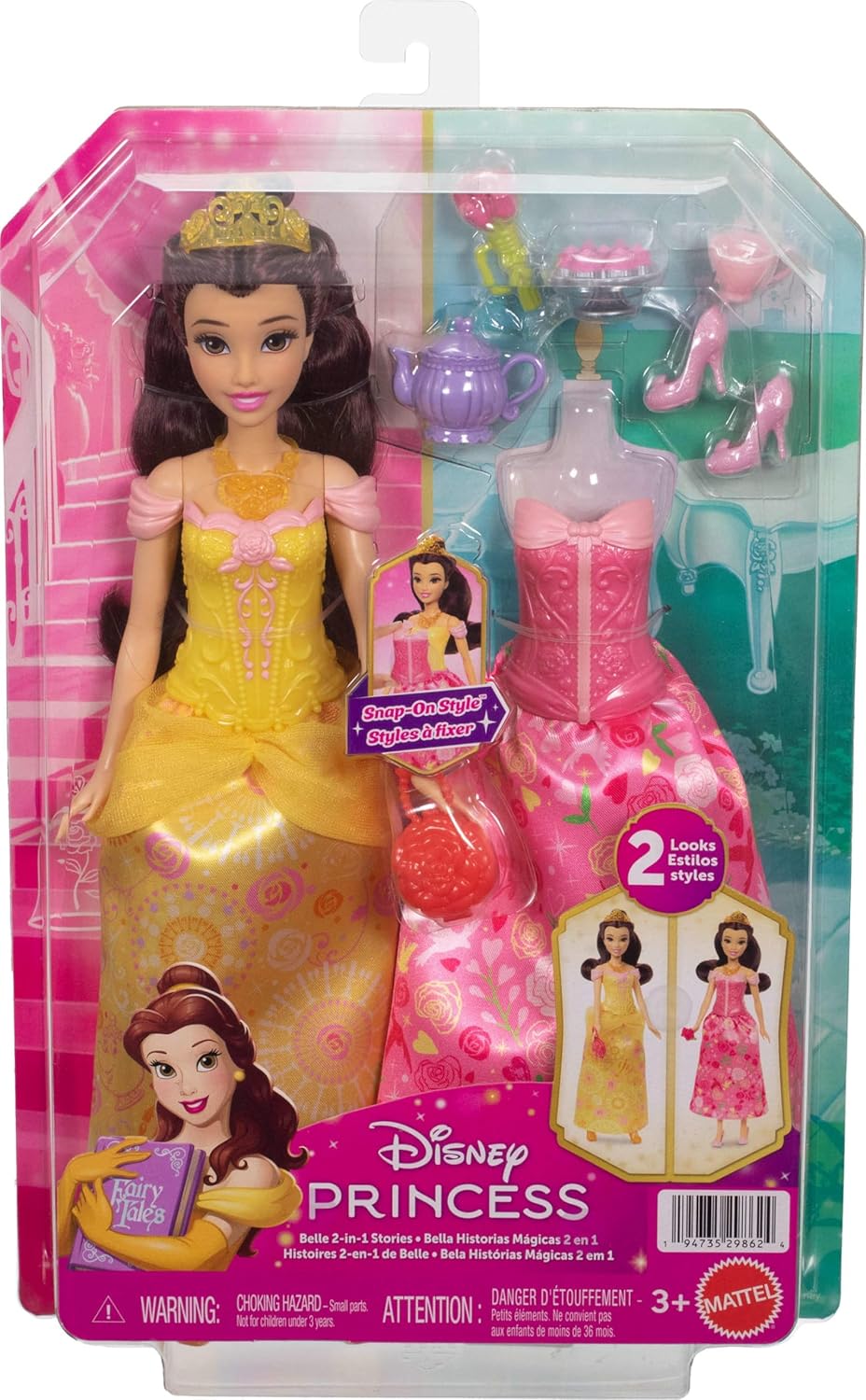 Disney Princess - Storytelling Belle Doll (Jfj82) - Image 5
