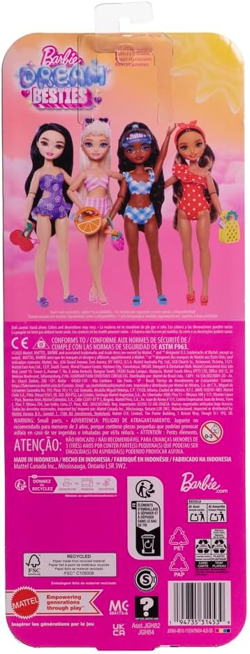 Barbie Dream Besties Brooklyn Beach Doll for Ages 4 and Up - Image 3