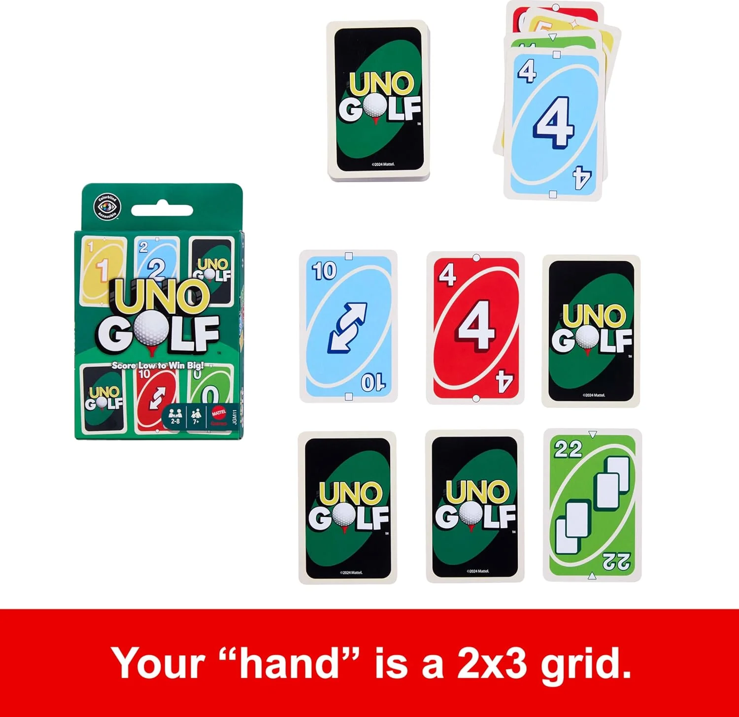 Mattel Games UNO Golf - Image 3
