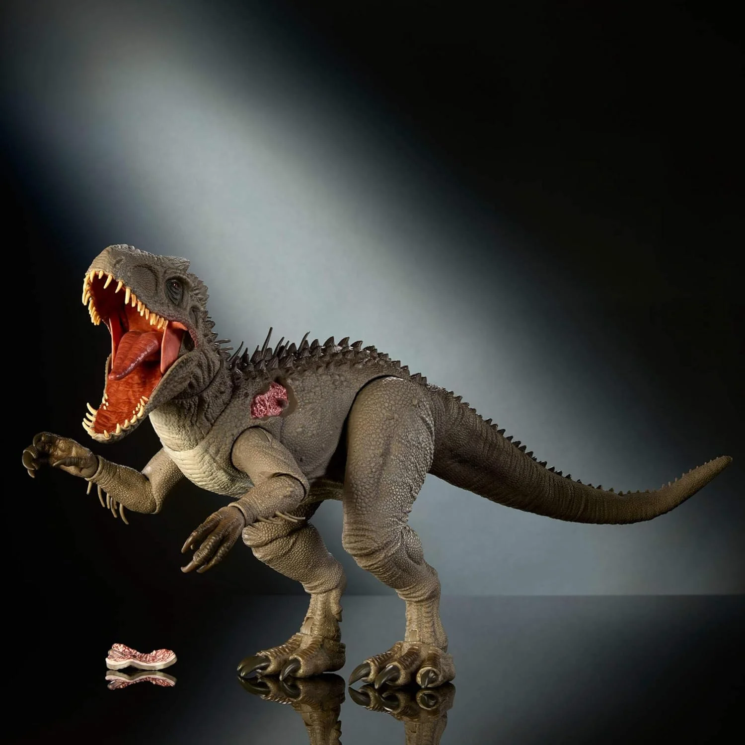 Mattel Jurassic World Hammond Collection Indominus Rex Deluxe Articulated Action Figure Large Size, Swappable Claws & Tracking Implant, JKG98 - Image 2