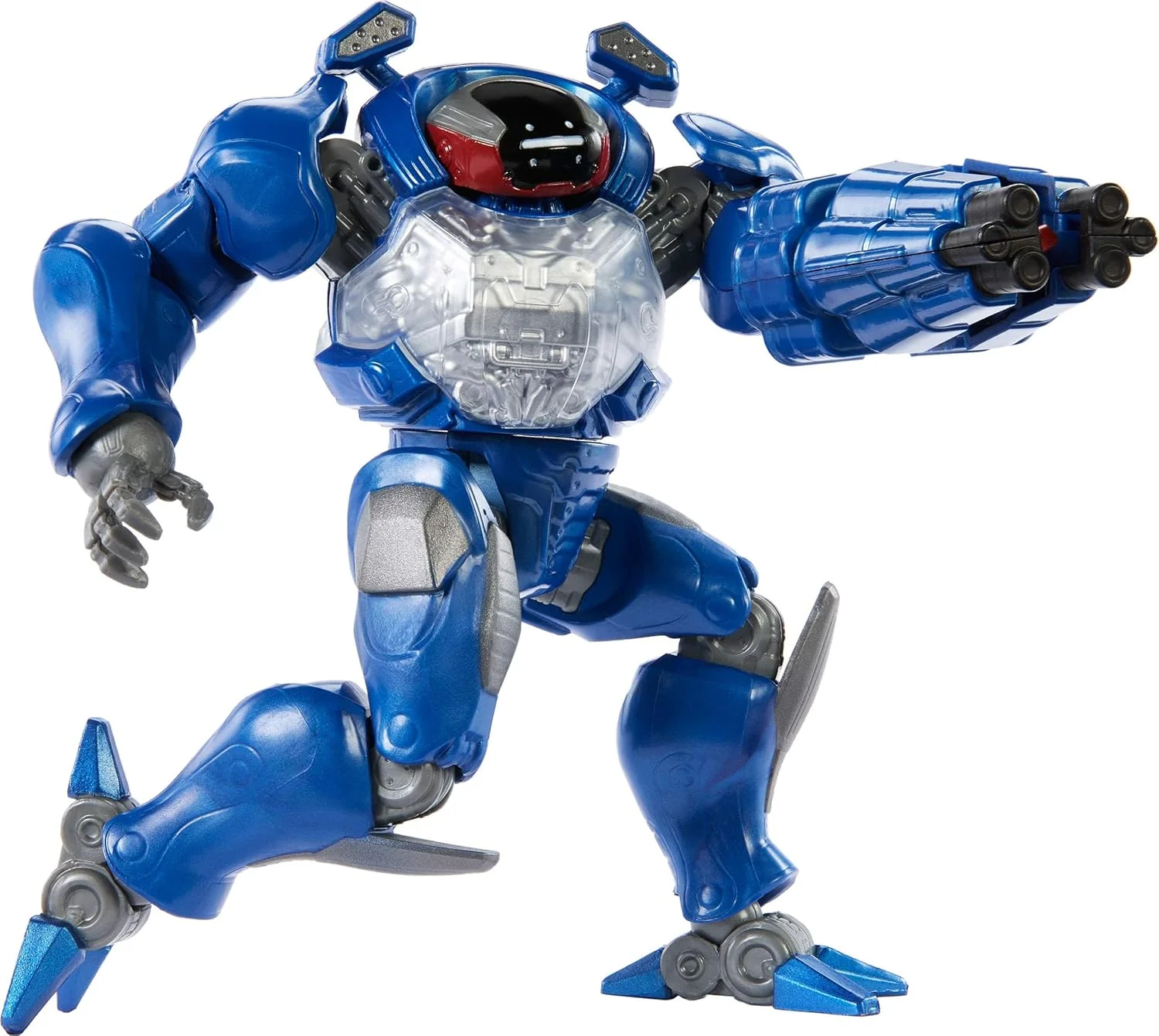 Masters of the Universe Feature Action Figure Combat Ready Roboto, Twist & Release Quick Draw Move, 5.5 Inch with Blaster, 2026 Movie Accurate Hero Toy - Image 3