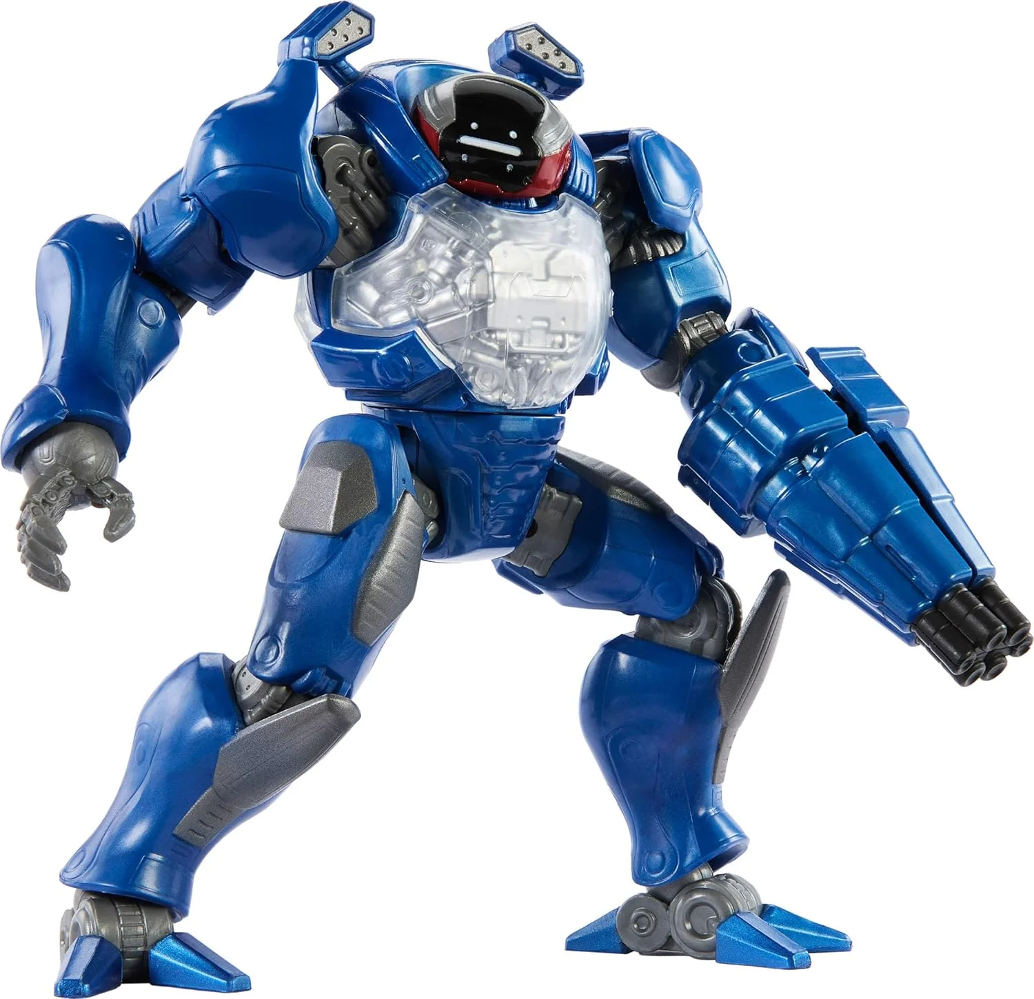 Masters of the Universe Feature Action Figure Combat Ready Roboto, Twist & Release Quick Draw Move, 5.5 Inch with Blaster, 2026 Movie Accurate Hero Toy - Image 6