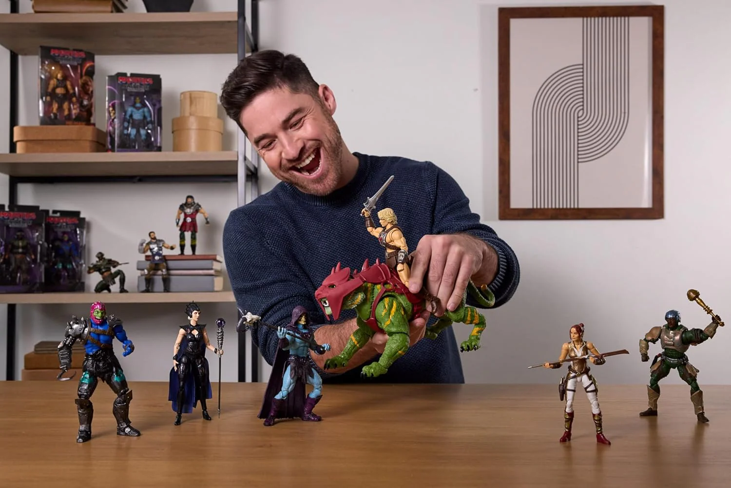 Masters of the Universe Chronicles Actionfigur, 16,5 cm, detailgetreuer Ram Man zum Film von 2026, Motu Hero mit 30 Bewegungspunkten und Axt, Jon Xue Zhang, JKJ29 - Image 3