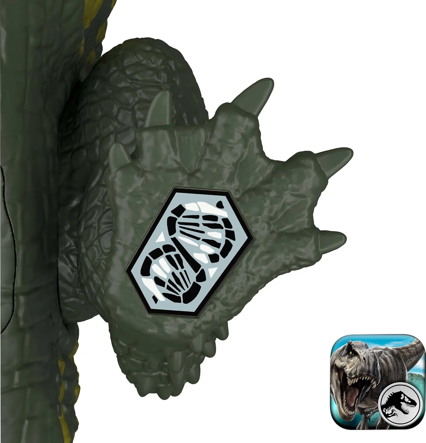 Mattel Jurassic World Wild Roar Stomatosuchus Dinosaur Action Figure Toy, Sounds & Attack & Lights, Scan Code for Digital Play, JKL82 - Image 2