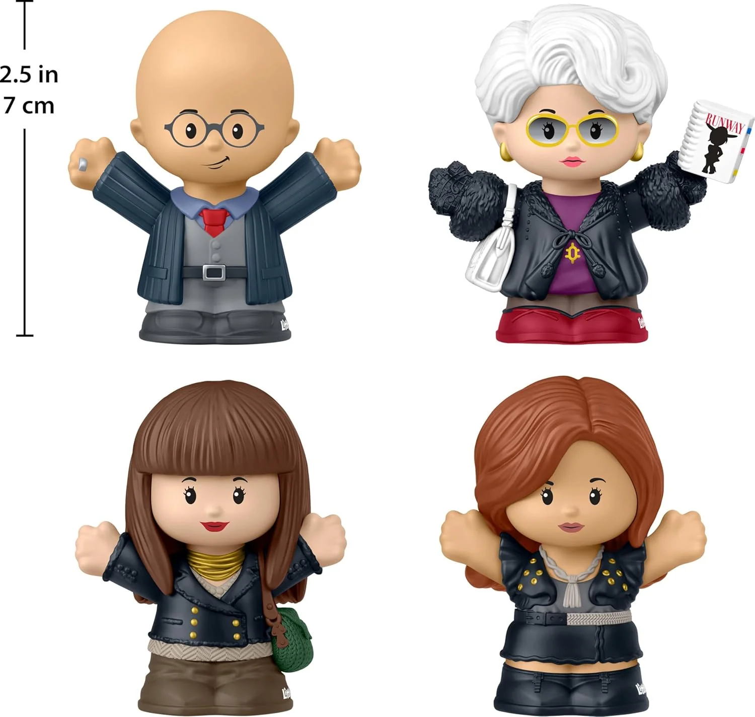 Little People Collector The Devil Wears Prada Special Edition Set for Movie Fans, 4 Figures in a Display Package, JKR84 - Image 5