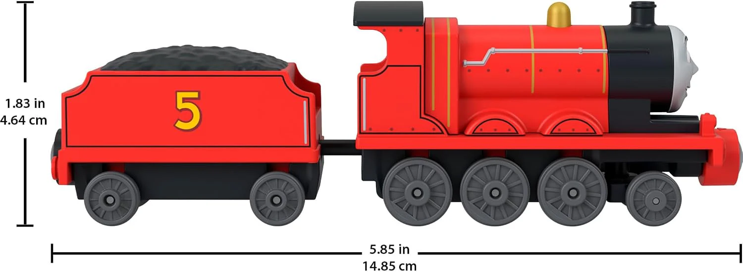 Thomas & Friends by Fisher-Price Toy Train 2-Pack or 1 Deluxe Die-Cast Character Engines featuring Classic Designs from the Series (Styles May Vary), JLB65 - Image 3