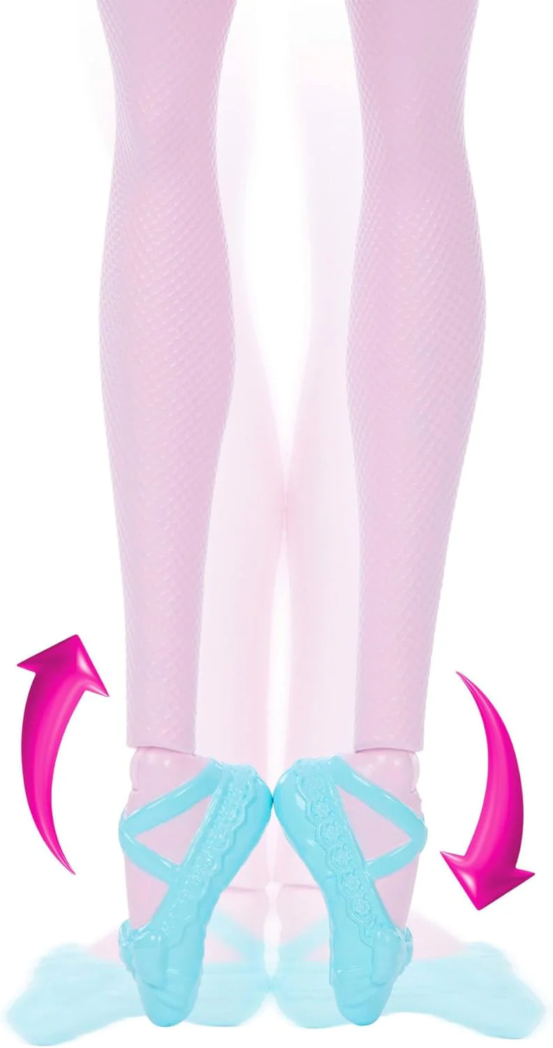 Barbie in the Nutcracker Dolls with Surprise Tutu Transformation Feature, Ombre Tutu, Heart Locket Necklace Accessory & Gift Box, JLW53 - Image 3