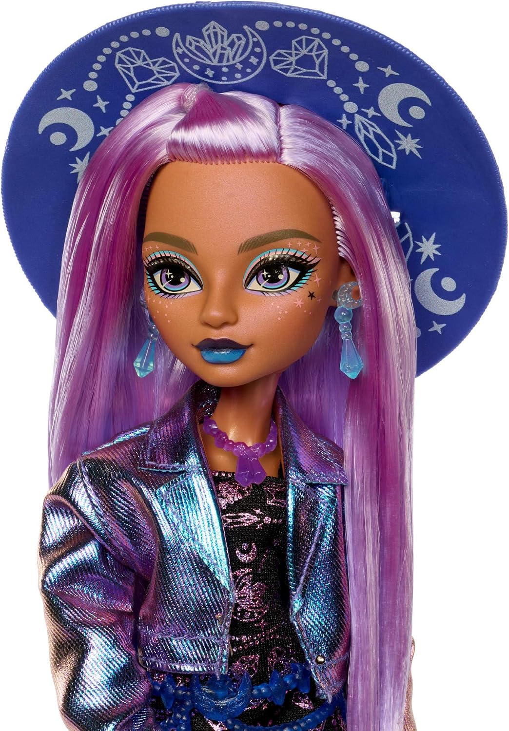 Monster High Doll, Moonspell Magic Layla Stone The Crystal Witch with Cauldron Surprise & Accessories like Potion Bottle & Spellbook, JMB90 - Image 5