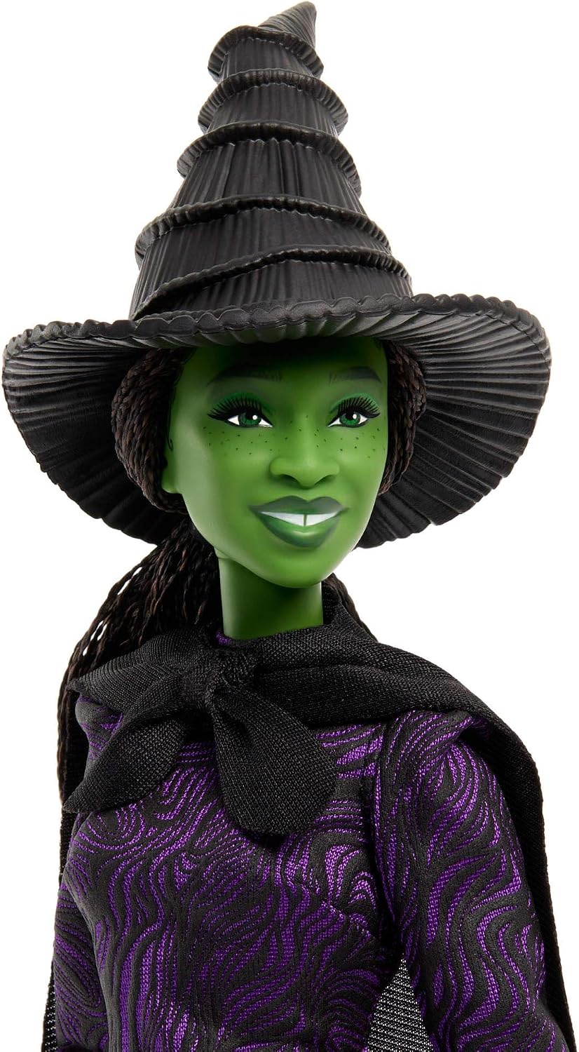 Mattel Universal Pictures’ Wicked Elphaba Thropp Fashion Doll with Removable Outfit & 7 Points of Articulation, Inspired by the Movie, JMG23 - Image 4