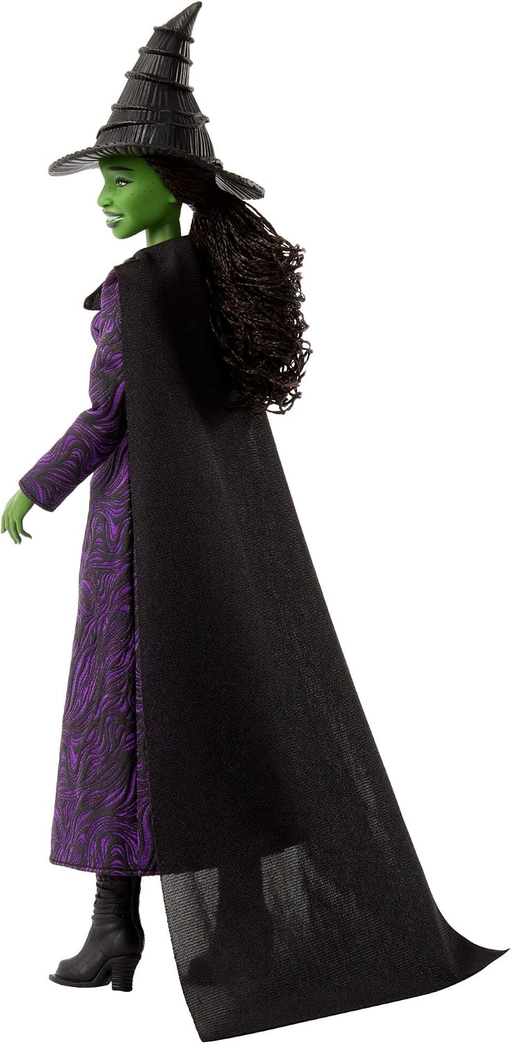 Mattel Universal Pictures’ Wicked Elphaba Thropp Fashion Doll with Removable Outfit & 7 Points of Articulation, Inspired by the Movie, JMG23 - Image 6