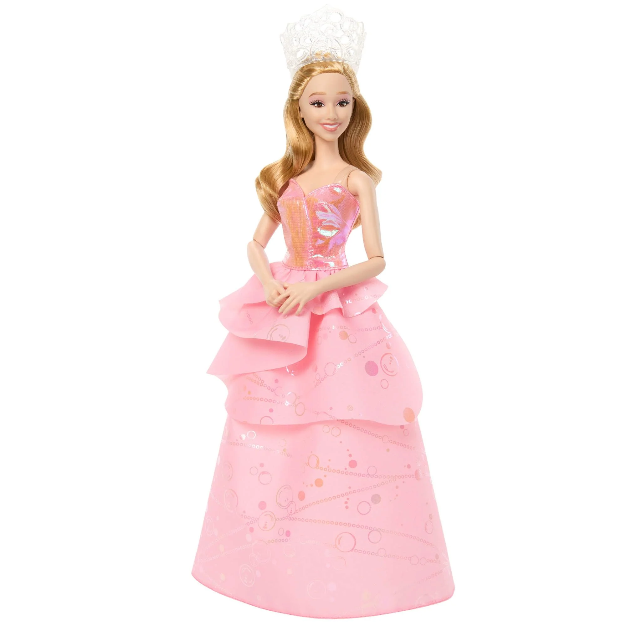 Mattel Universal Pictures’ Wicked Glinda Upland Fashion Doll with Removable Outfit & 7 Points of Articulation, Inspired by the Movie, JMG24