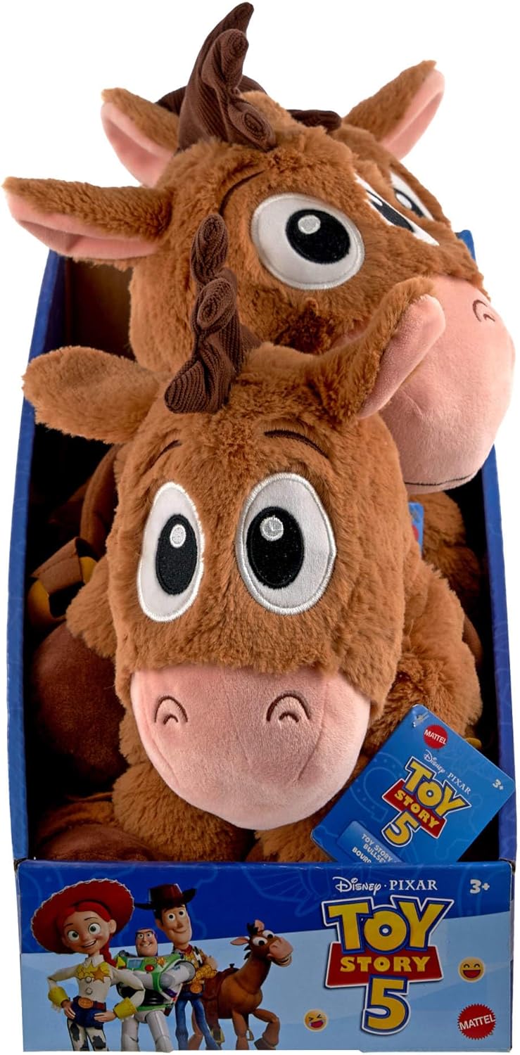 Mattel Disney und Pixar Toy Story 5 Bully beschwertes Plüschtier, weiches Plüschtier mit Bohnen beschwert, JMJ34 - Image 4