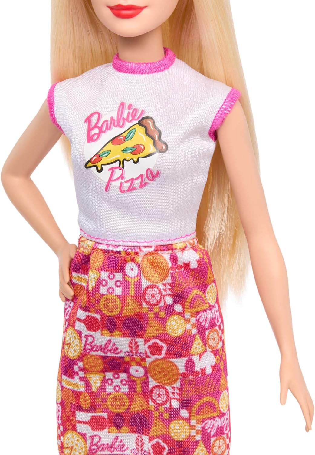 Barbie Pizza Shop Playset with Blonde Doll & 25 Accessories Including Dough, Pizza Toppings, and more, JMK21 - Image 4