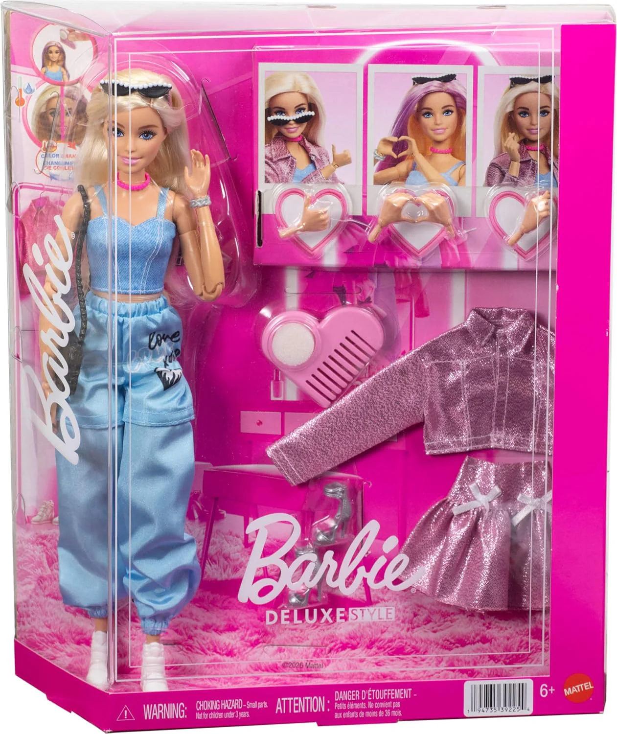 Barbie Deluxe Style Fashion Build Up Doll and Accessories - Image 3