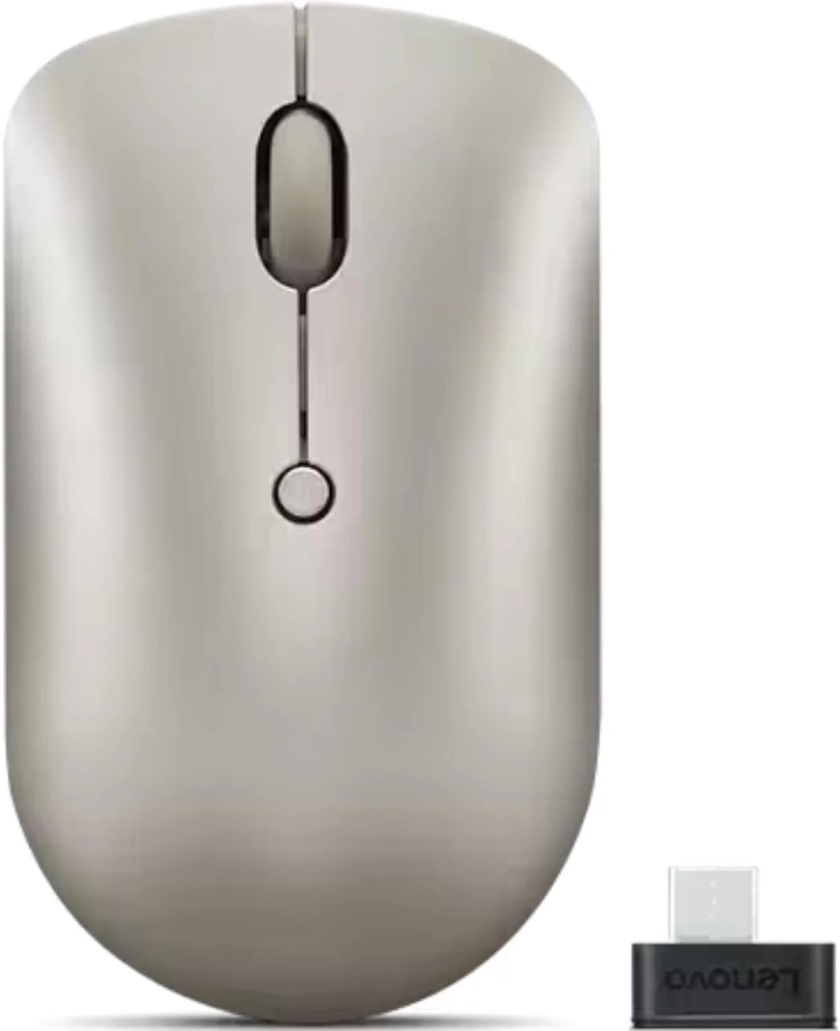 Lenovo 540 Mouse Wireless Compatto con Ricevitore USB-C, Ambidestro, fino a 2400 DPI, Portatile per Laptop e PC, sabbia - Image 5