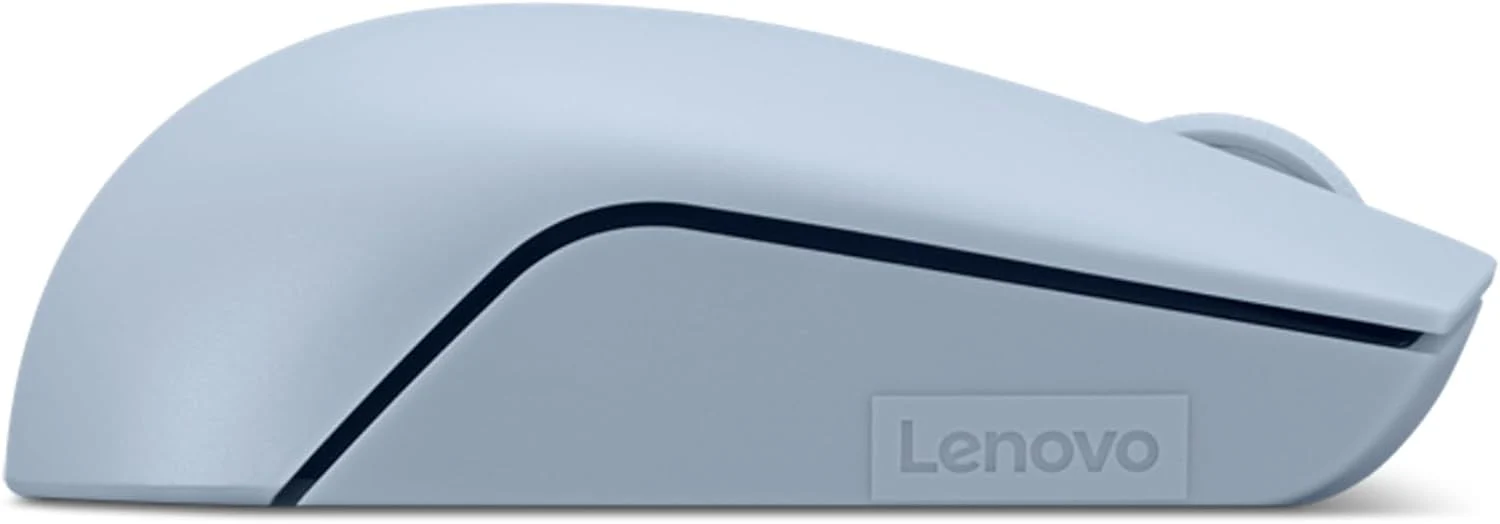 Lenovo 300 Mouse Wireless Compatto, Sensore Ottico 1000 DPI, 2,4 GHz, Ambidestro, Portatile per Laptop e PC, Frost Blue - Image 6