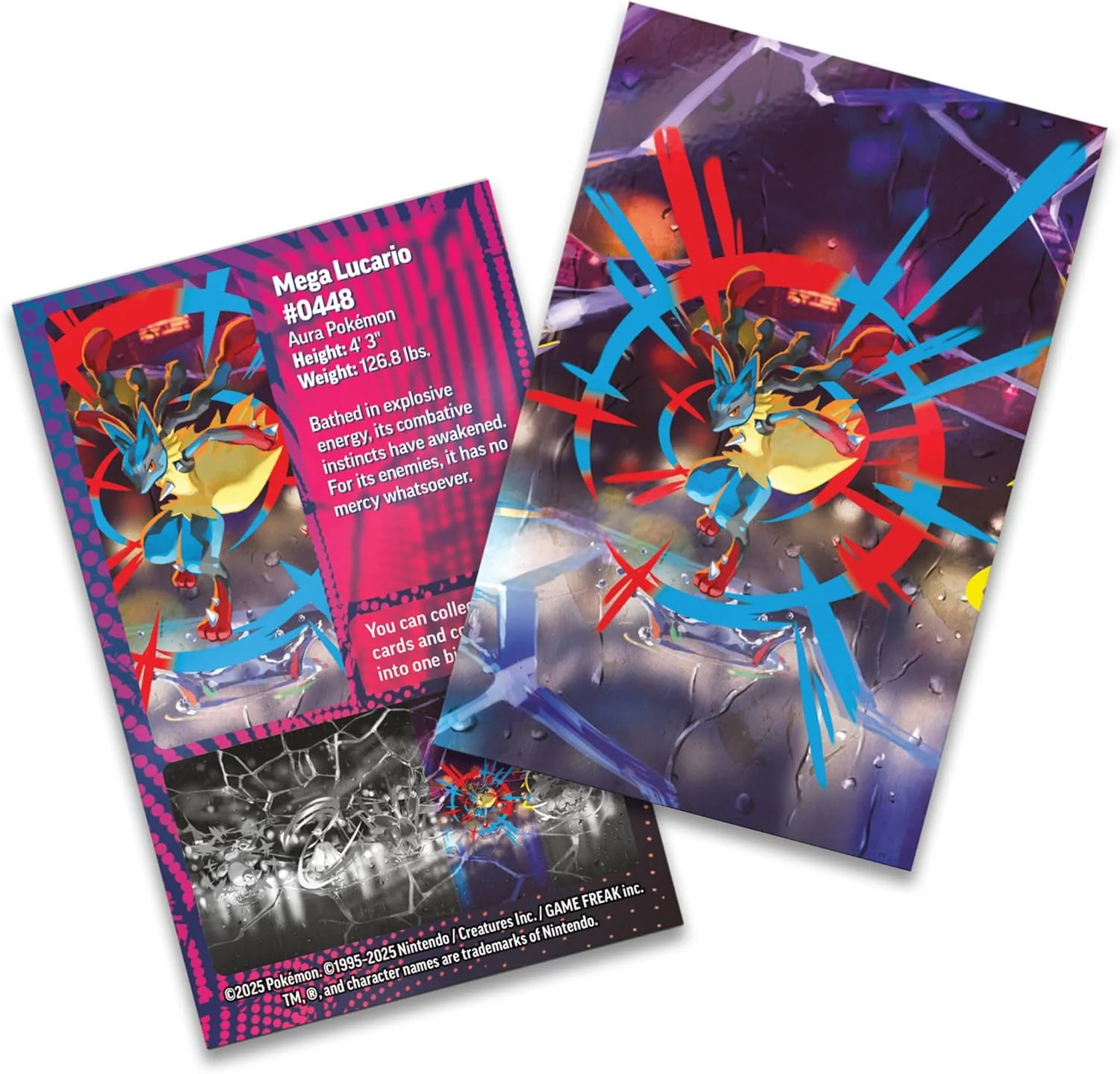 Pokemon TCG -  Mega Heroes Tin - Mega Lucario - Image 2