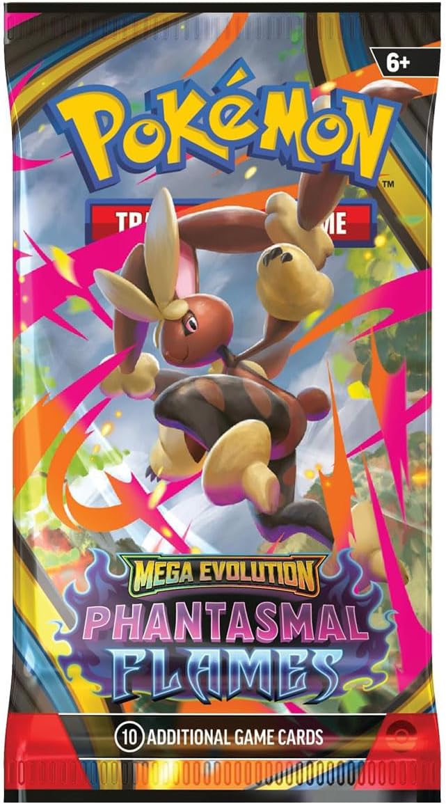 Pokemon TCG - Mega Evolution - Phantasmal Flames Booster Pack - Image 3