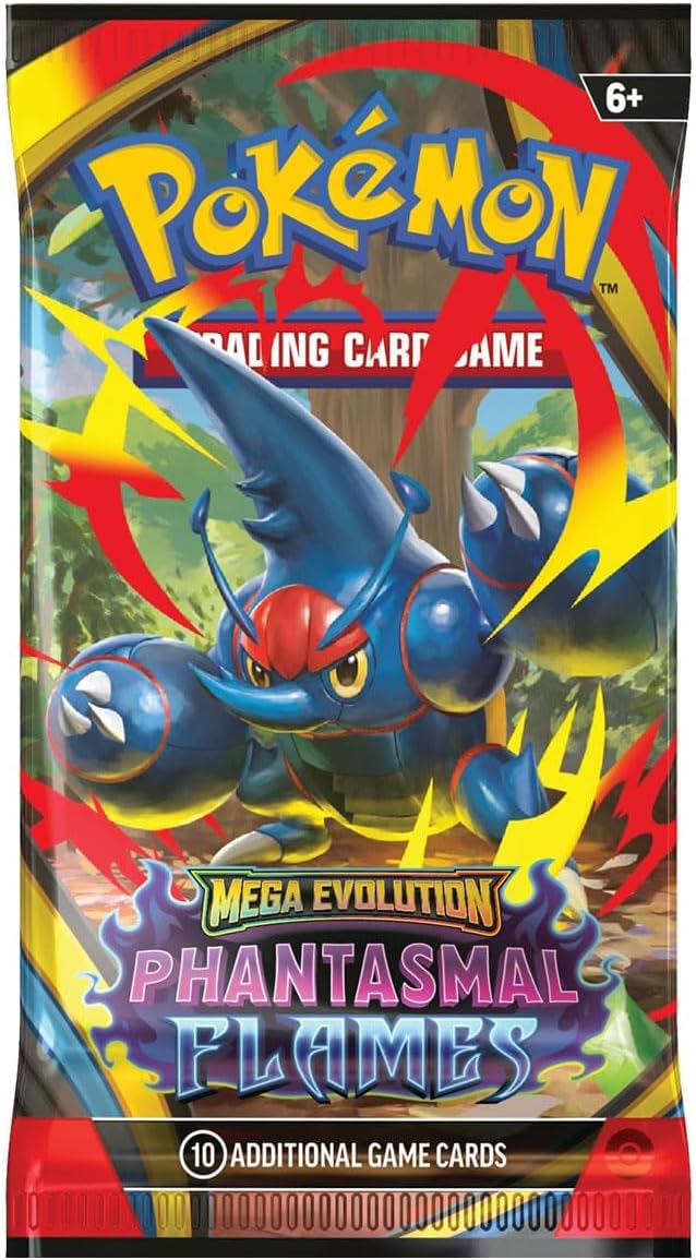 Pokemon TCG - Mega Evolution - Phantasmal Flames Booster Pack - Image 4
