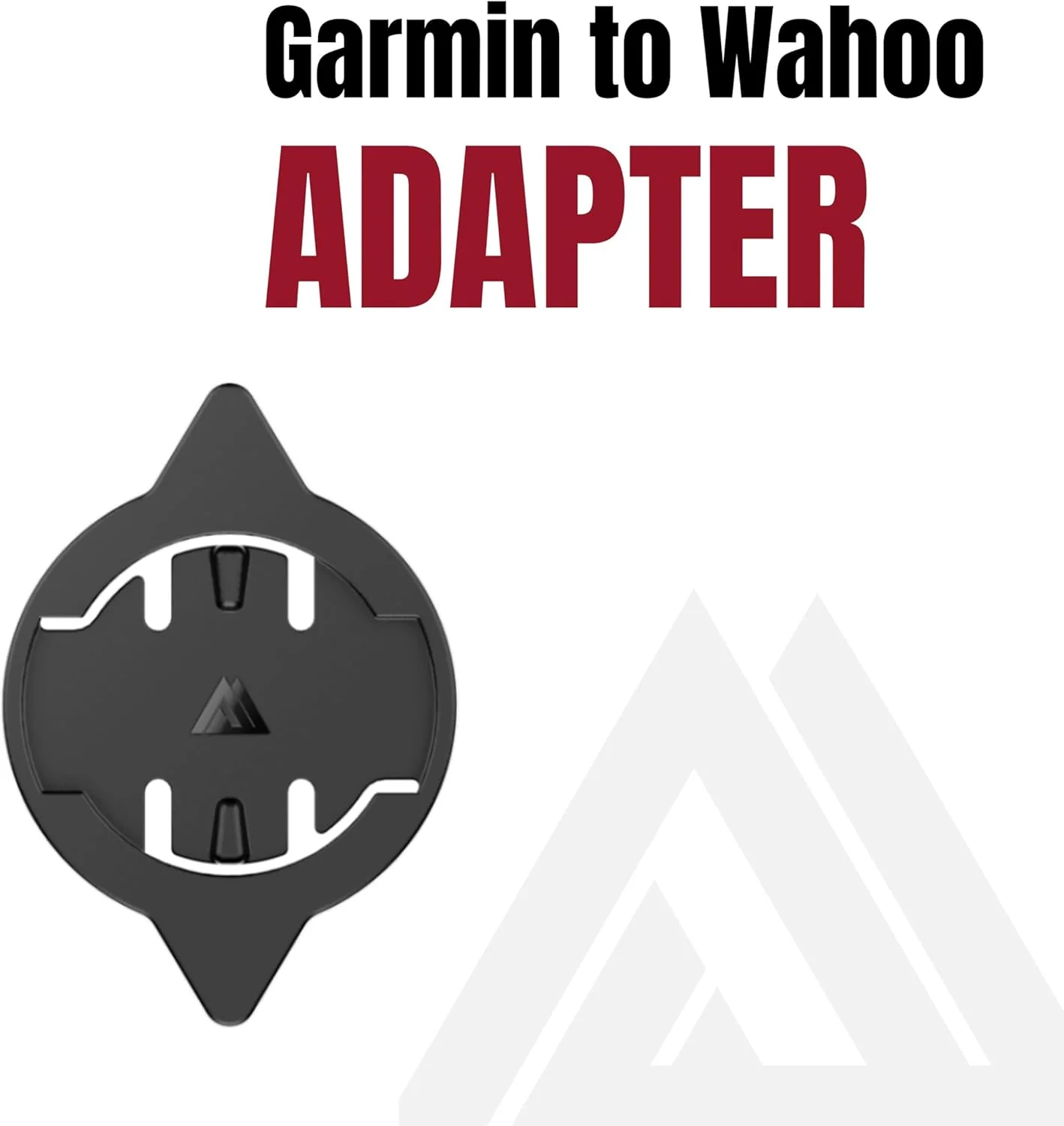 KOM Cycling Adapterhalterung mit Vierteldrehung für Garmin-Kompatibles Wahoo-Computer – Montieren Sie jeden Wahoo Computer auf eine vorhandene kompatible Garmin-Halterung - Image 3