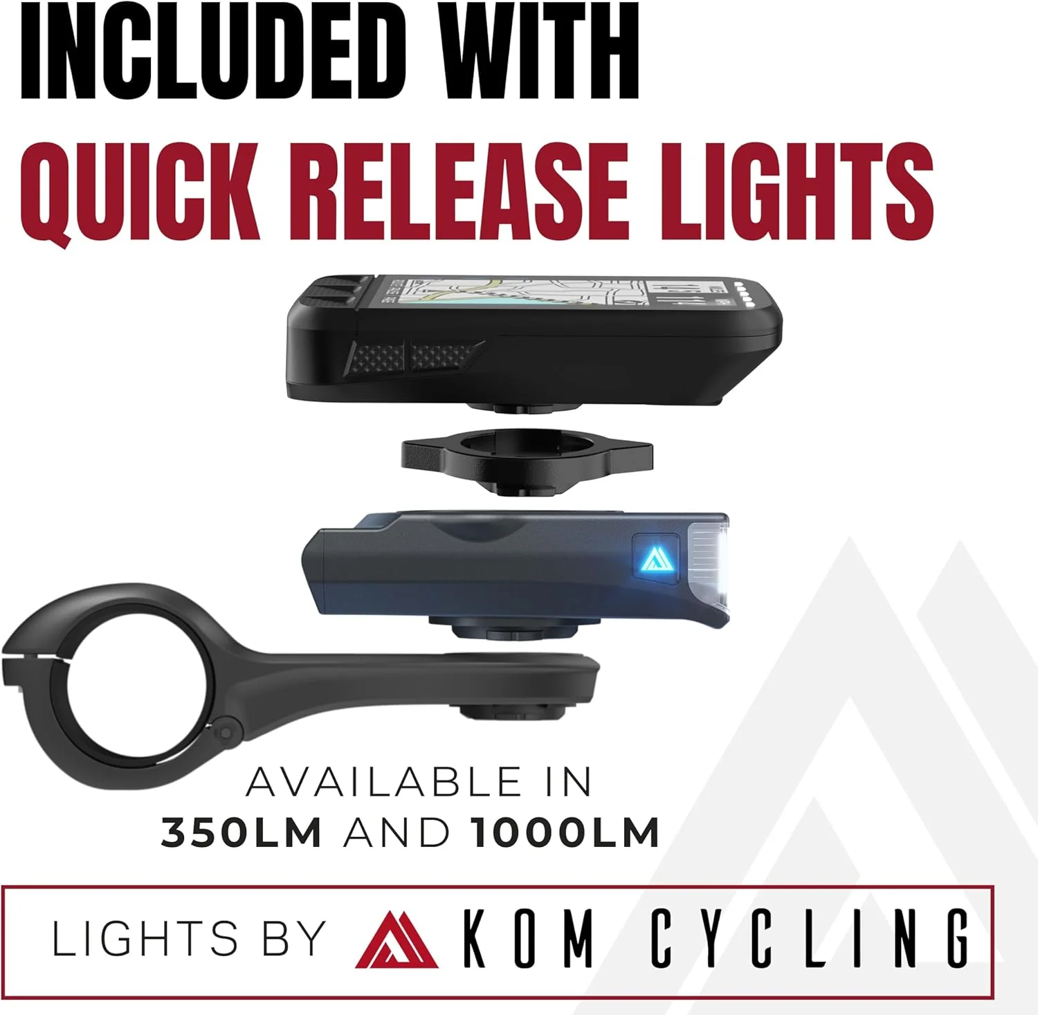 KOM Cycling Adapterhalterung mit Vierteldrehung für Garmin-Kompatibles Wahoo-Computer – Montieren Sie jeden Wahoo Computer auf eine vorhandene kompatible Garmin-Halterung - Image 6
