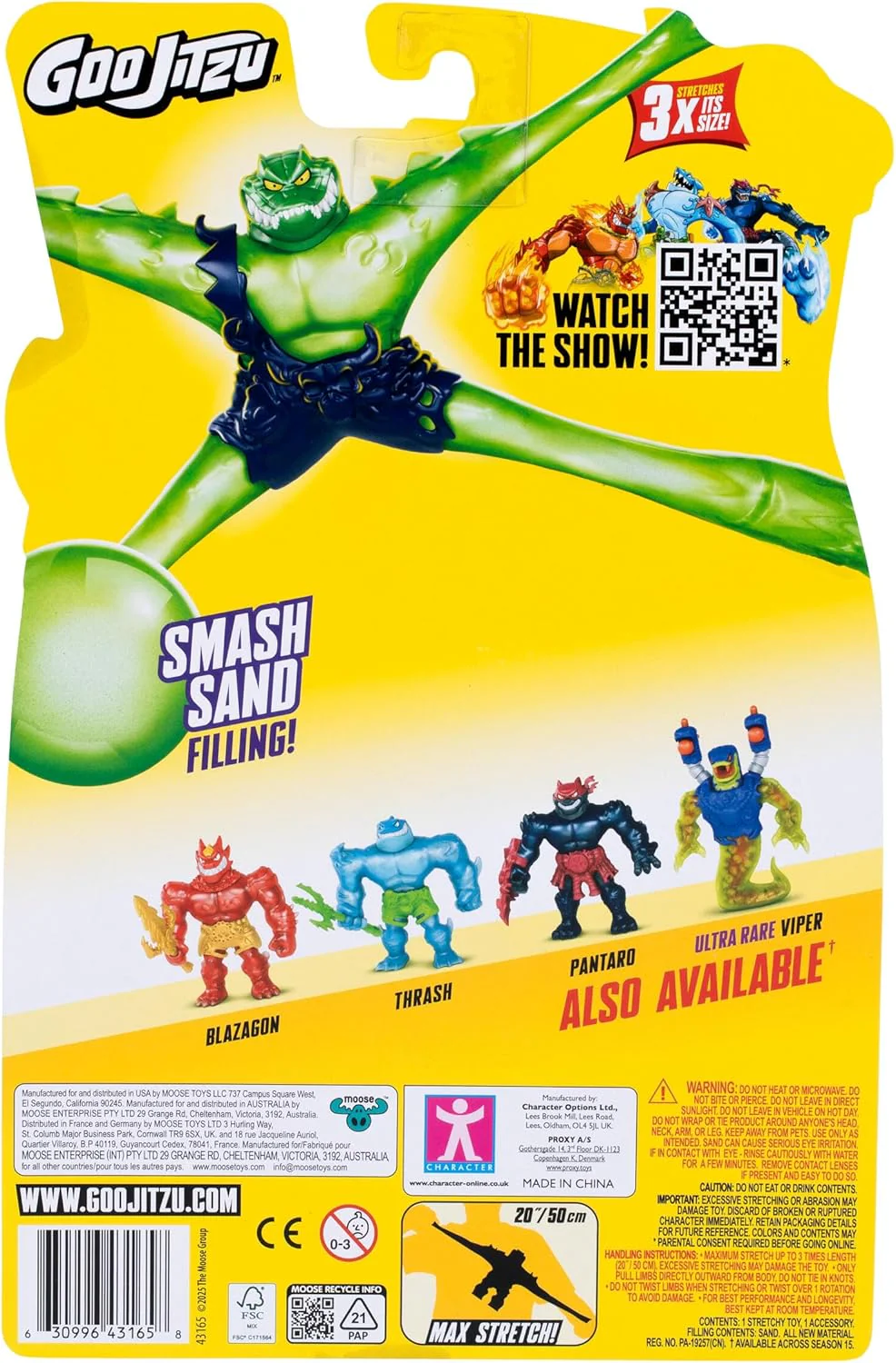 Goo Jitzu, Rock Jaw, Stretchy Collectible Action Figure, With Unique Goo Filling & Weapon, Tactile Sensory Toy That Stretches Up To 3x Its Size - Image 5