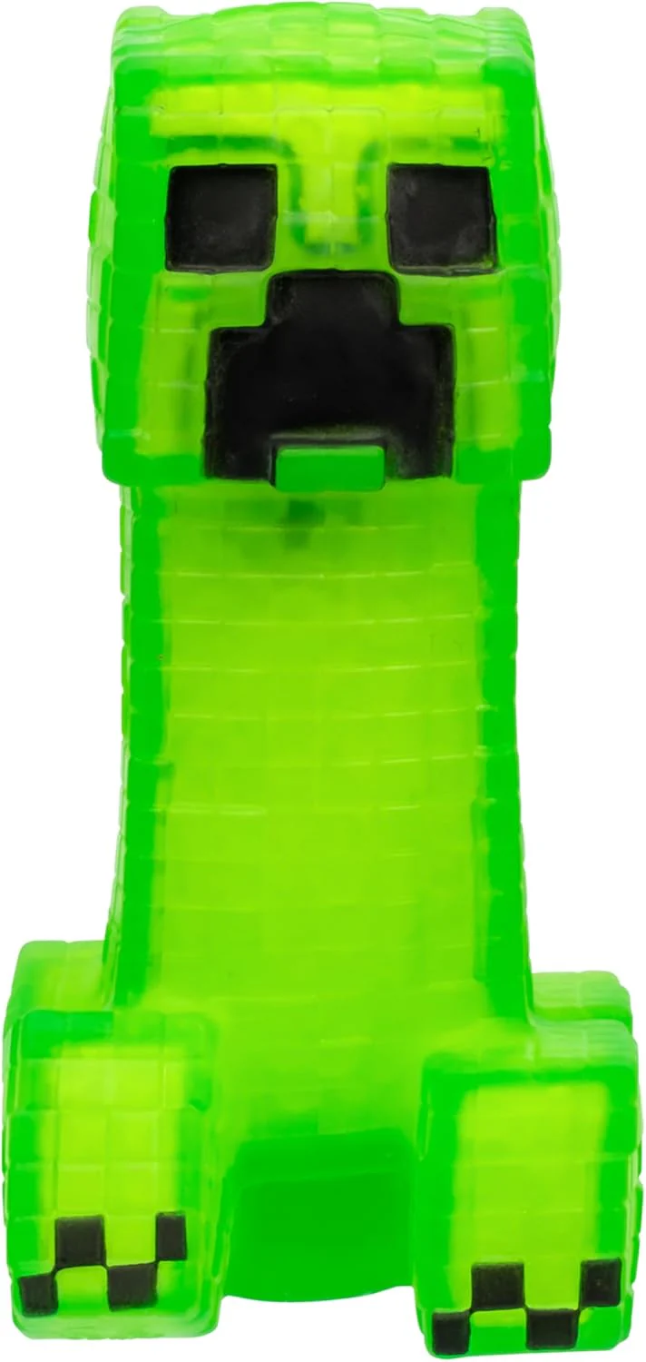 Heroes of Goo Jit Zu Minecraft Actionfigures 3 Pack - Creeper, Steve, Enderman - Stretchy and Bendable toy-figures for Minecraft fans 4+ years. - Image 4
