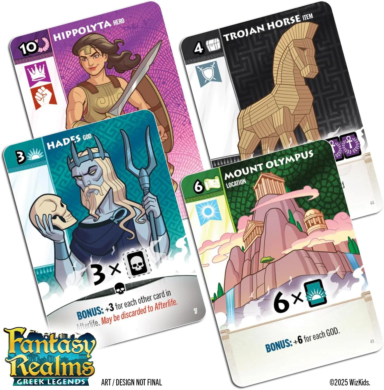 Fantasy Realms: Greek Legends | Board Game - Image 2