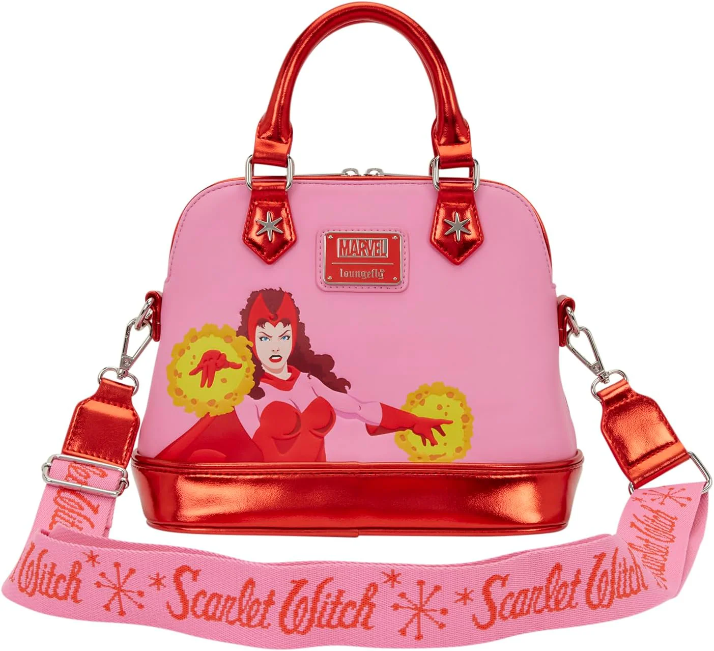 Loungefly Marvel: Scarlet Witch - Wanda - Umhängetasche mit verstellbarem Jacquard-Gurt - Sammeltaschen - Image 3