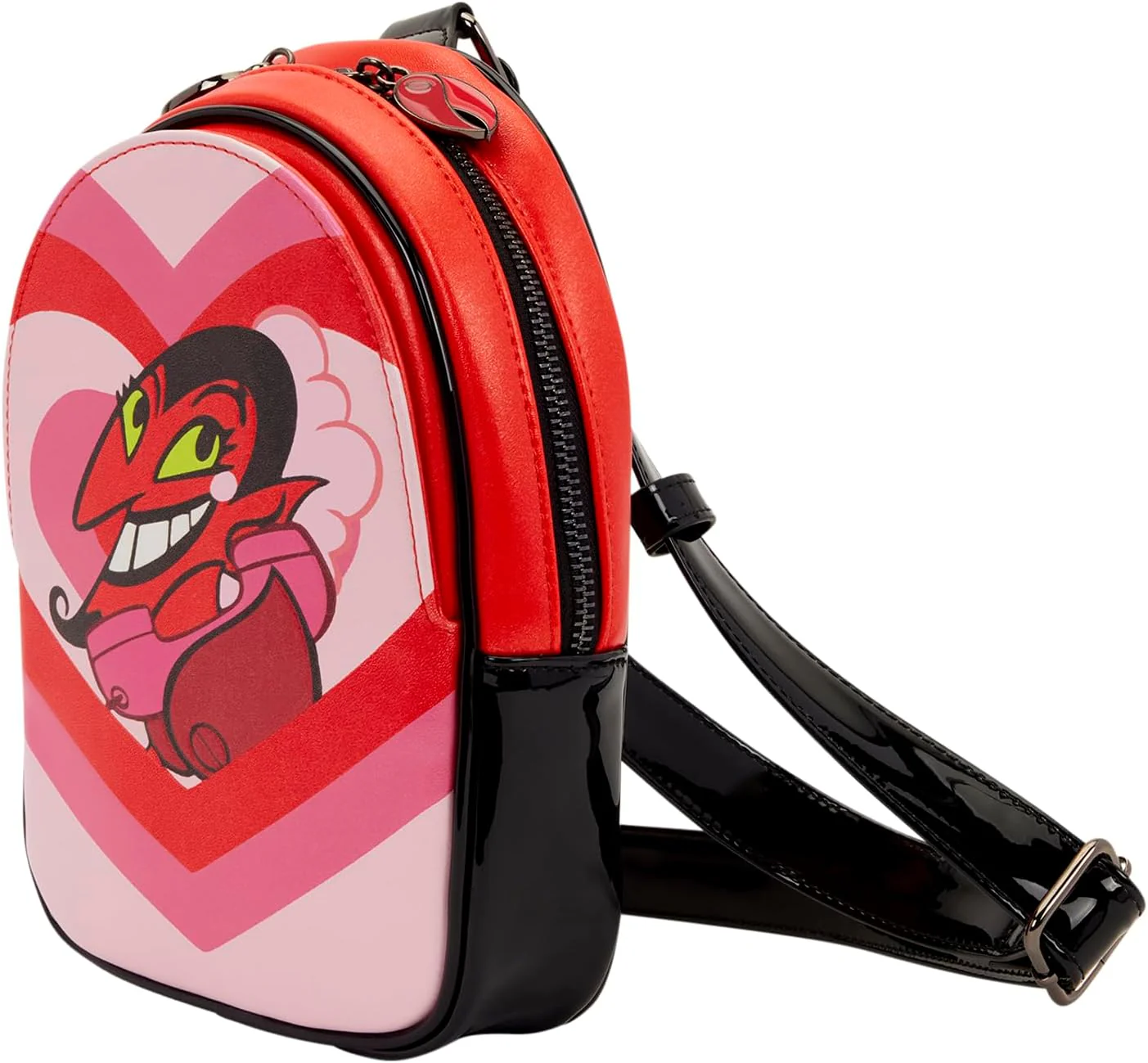 Loungefly Cartoon Network: Powerpuff Girls – His Infernal Majesty – Borsa a tracolla con ciondolo con cerniera – ideale per bambini e adulti – borse da collezione - Image 4