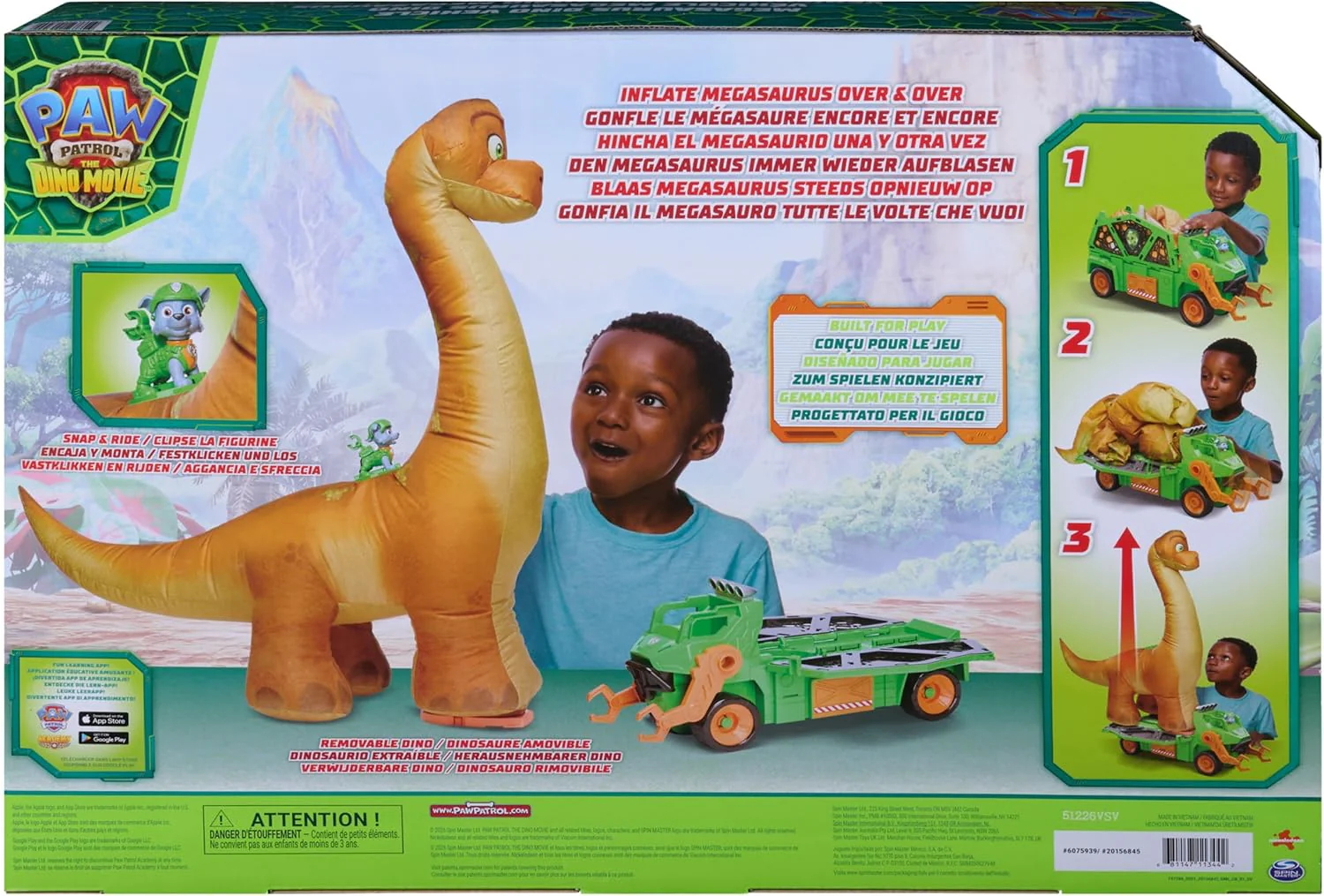 Paw Patrol Toy Vehicle Megasaurus Dino Vehicle - Image 2