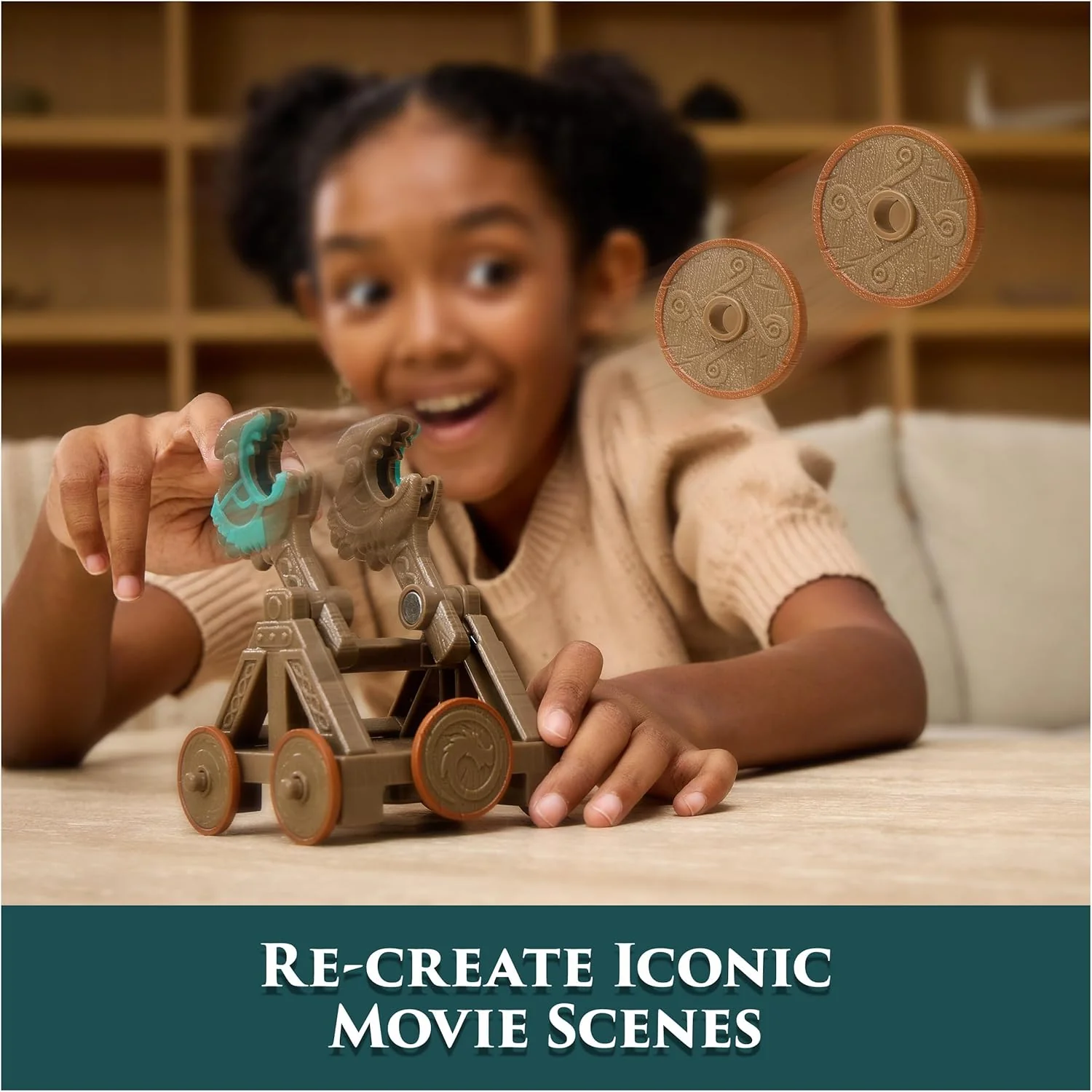 DreamWorks Dragons, Drachenzähmen leicht gemacht - Trial of Flame, Drachenkampf Spielset Fleischklops, Spielset mit Drachen-Actionfigur, Wikingerfiguren und Katapult, für Kinder ab 4 Jahren - Image 2