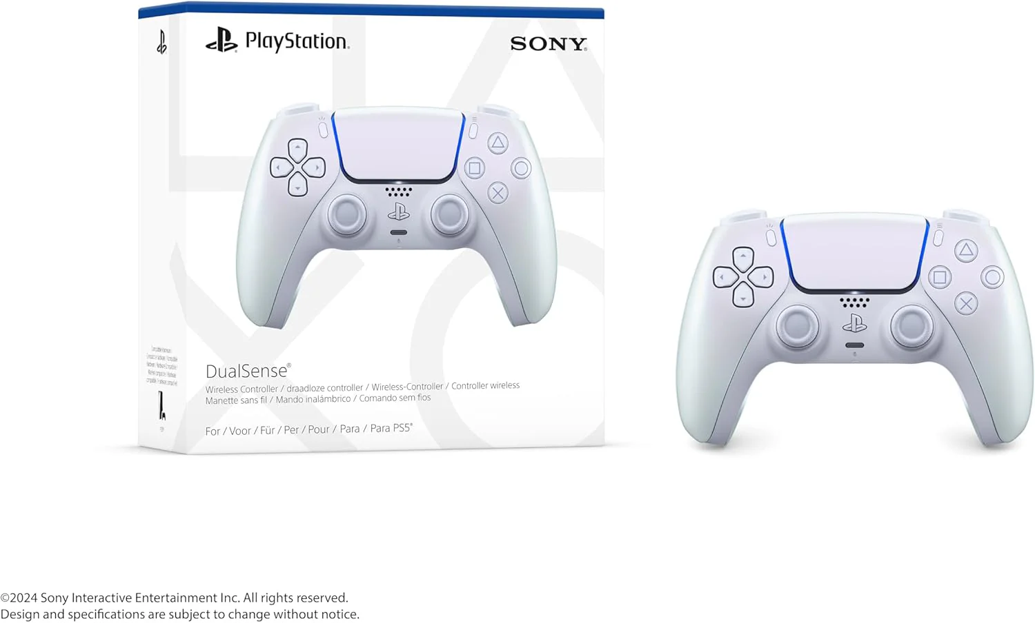 PlayStation Sony DualSense Wireless Controller Chroma Pearl 5 - Image 4