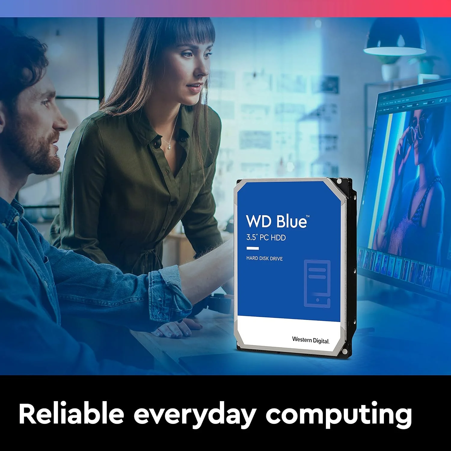 Western Digital WD Blue 6To SATA 3.5p PC 6 Gb/s HDD - Image 3