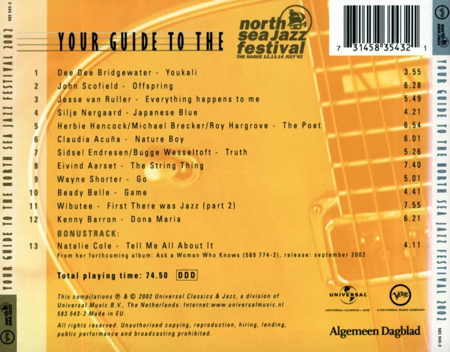 v/a - Your Guide To The North Sea Jazz Festival 2002 - Image 2