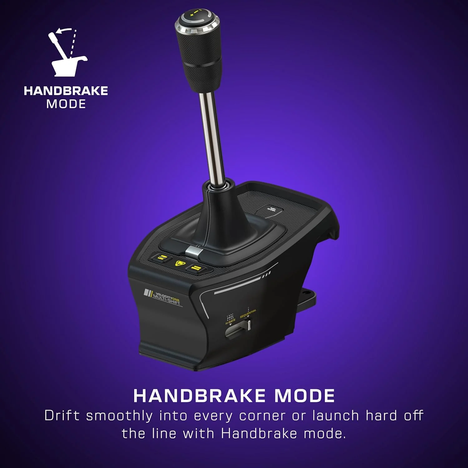 Turtle Beach VelocityOne Multi-Shift Universal Gear Shifter & Handbrake for Windows 10/11 PCs | Xbox Series X|S & Xbox One - Image 3
