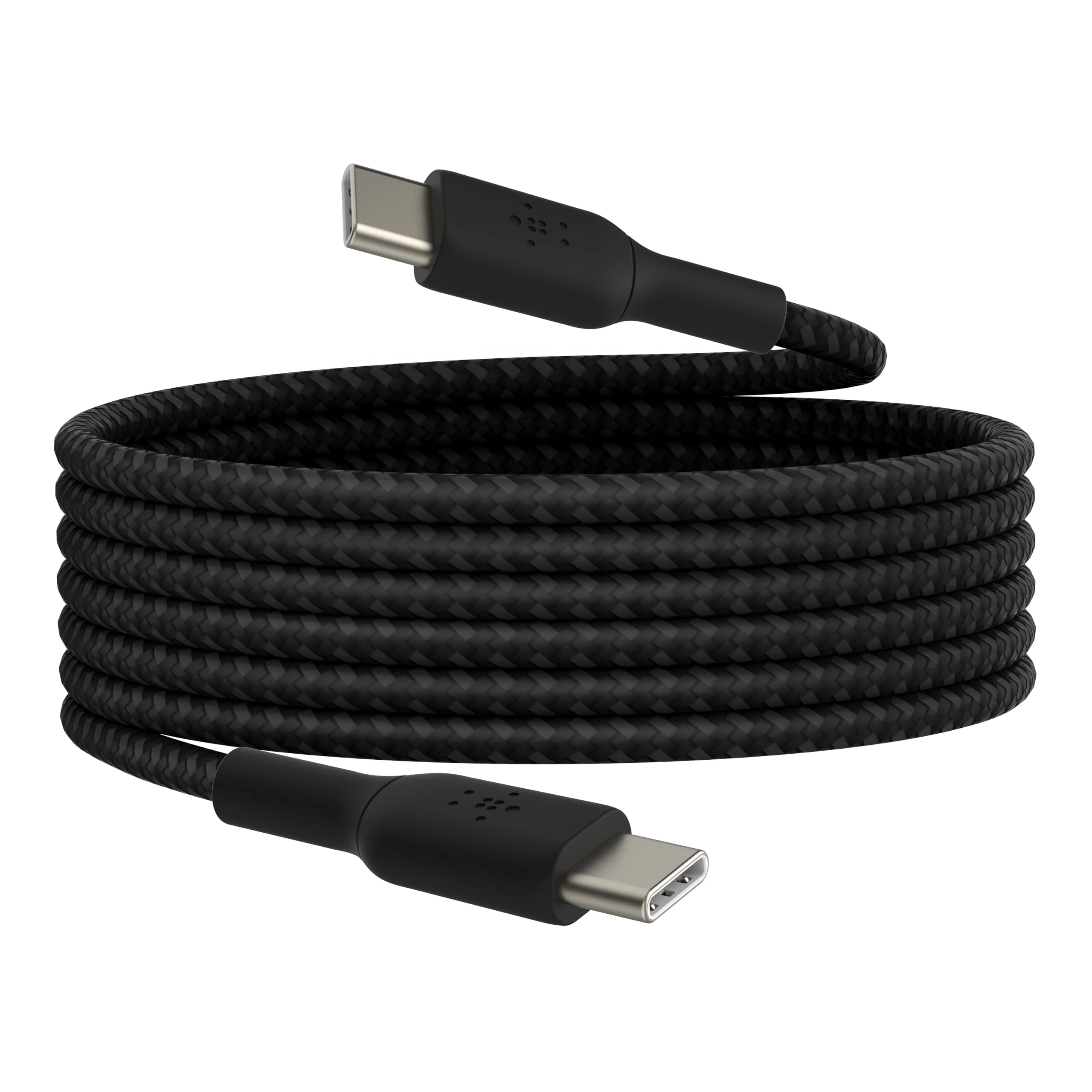 Belkin BoostCharge (6.6ft) Braided USB-C to USB-C Cable for iPhone, Galaxy, Pixel, iPad Pro & More - Black