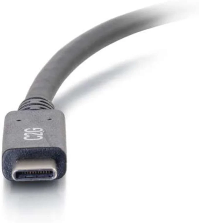 C2G 1.8M (6ft) USB-C® to USB-A SuperSpeed USB 3.2 GEN 1. 5Gbps Data Transfer and 3A, 60 Watt Charging Cable - Male to Male - Black - Image 5