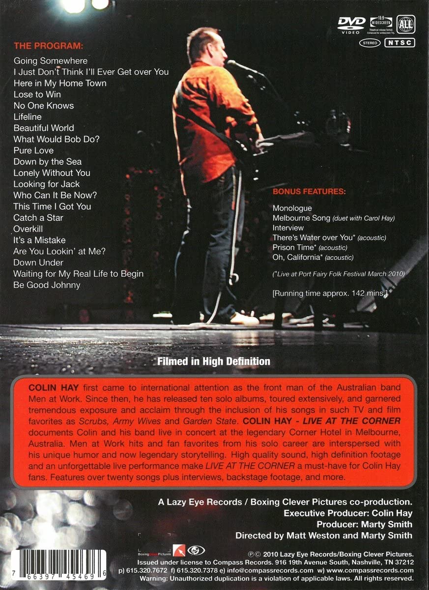 Colin Hay - Live At The Corner - Image 3