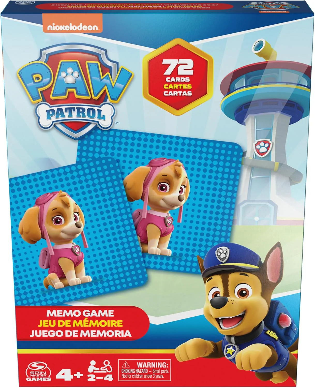 Paw Patrol Memory Game for Spin Master Games, Paw Patrol Toy, Chase, Stella, Marcus, Ruben Card Games to Remember, for Children from 4 Years - Image 5